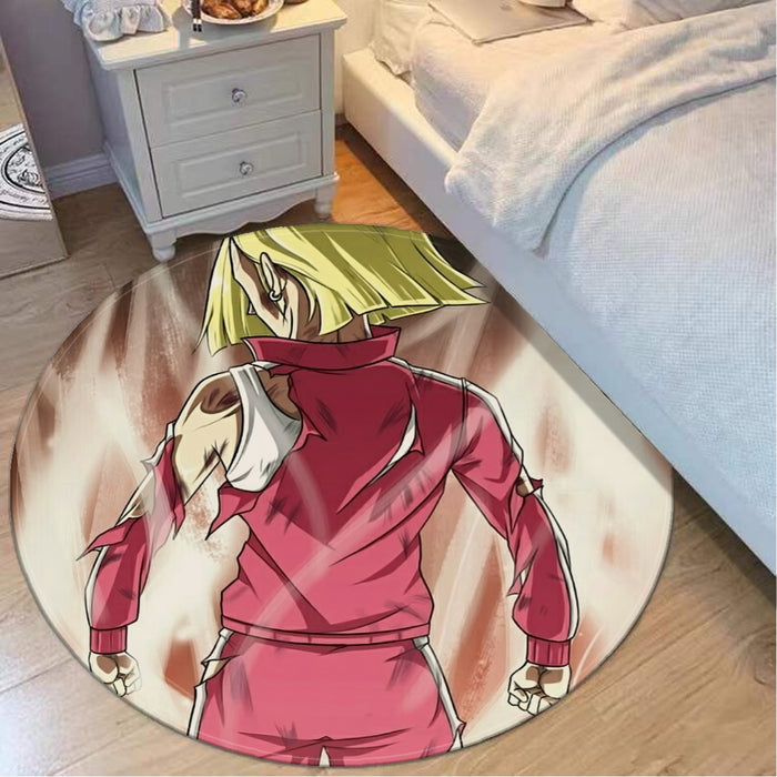 Dragon Ball Android 18 Ultra Instinct Epic Streetwear Round Mat