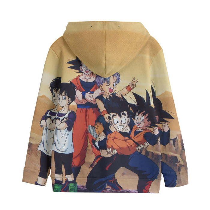 Dragon Ball Son Goku Happy Family Kids' Hoodie