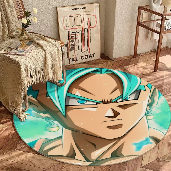 Dragon Ball Super Vegito Blue Super Saiyan Cool 3D Round Mat