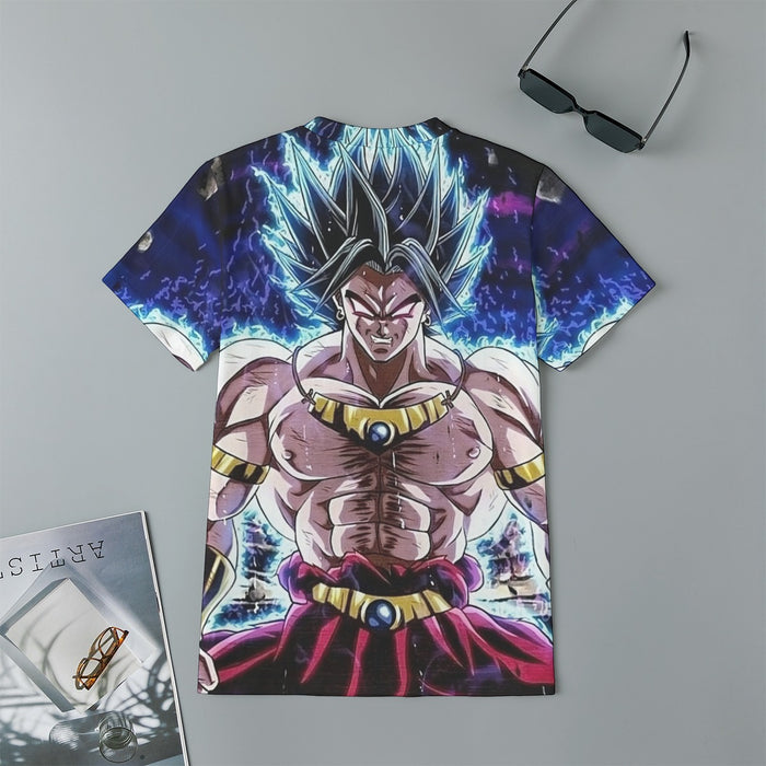 DBZ Legendary Super Saiyan Broly With Black Hair Kids T-Shirt