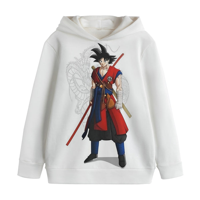 Dragon Ball Z Cool Adult Goku Fighter Attire Shenron Kids' Hoodie