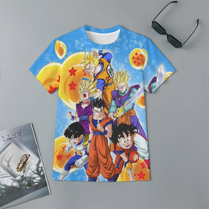 Son Gohan Evolution Dragon Ball Z  Kids T-Shirt