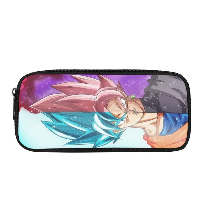 DBZ Goku SSGSS Black Rose Super Saiyan Portraits Dope Pencil Bag