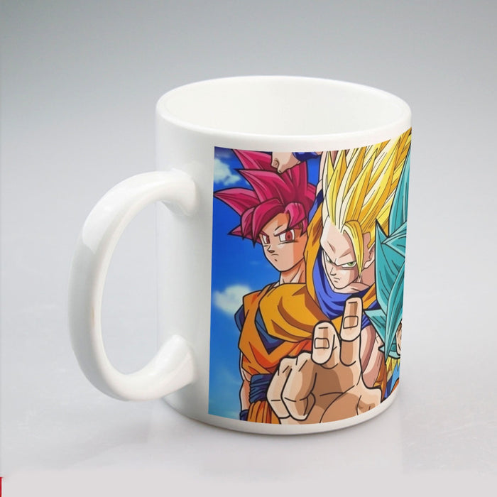 DBZ Goku Saiyan God Blue SSGSS Whis Symbol Cool Design Mug