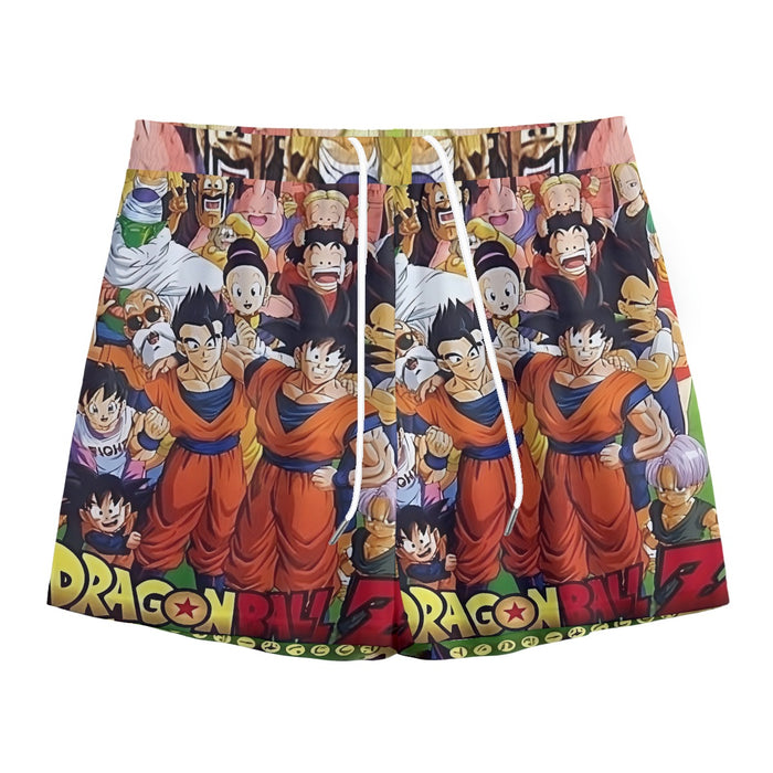 Dragon Ball Z Dragon Ball Characters Happiness Design Mesh Shorts