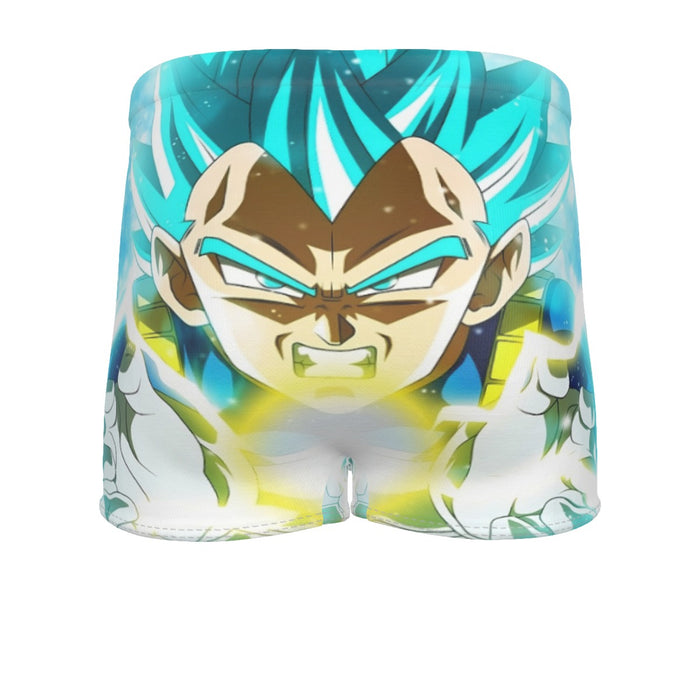 Dragon Ball Blue Vegeta Super Saiyan God Kamehameha Men's Boxer Briefs