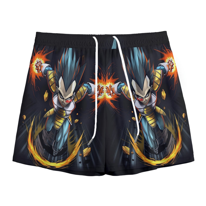 Dragon Ball Armored Vegeta Double Galick Cannon Dope Mesh Shorts