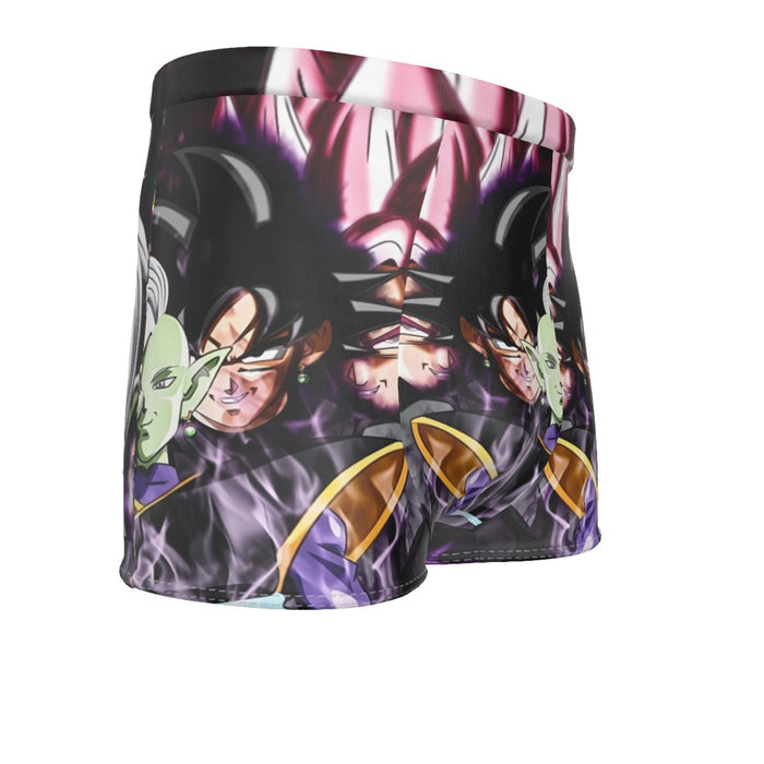 Dragon Ball Super Zamasu Goku Black Goku Rose Cool Men's Boxer Briefs