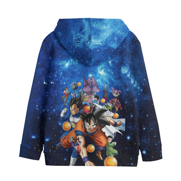 Dragon Ball Super Destruction Gods Goku Vegeta Kids' Hoodie