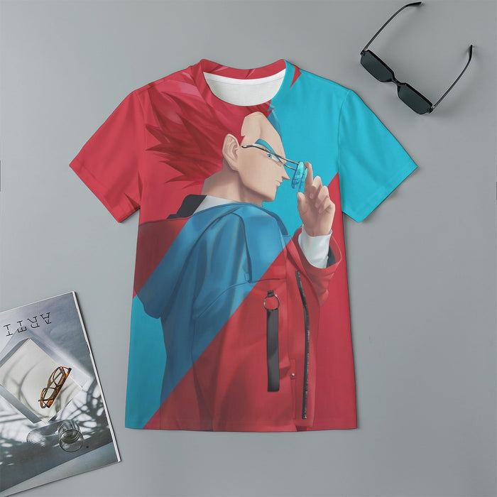 Cool Vegeta Businessman Design Dragon Ball Z Kids T-Shirt