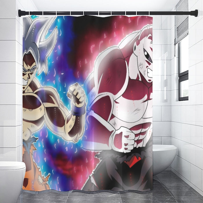 Dragon Ball Super Goku vs Jiren Fierce Battle Full Print Shower Curtain