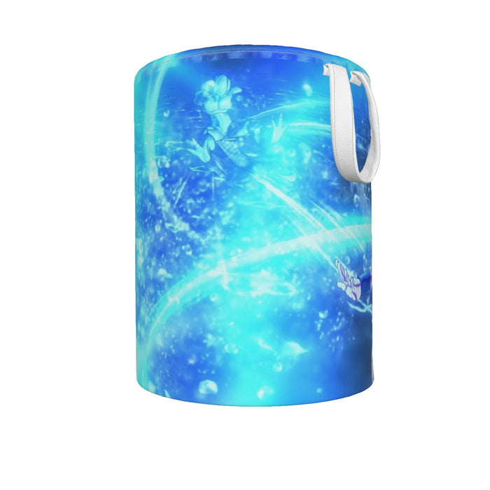 DBZ Goku SSGSS Saiyan God Blue Aura Blasting Streetwear Laundry Basket