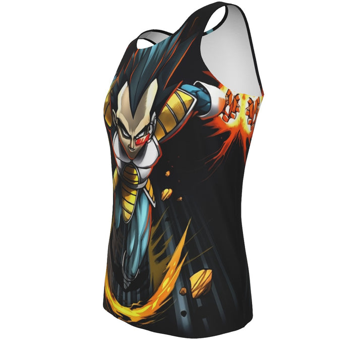 Dragon Ball Armored Vegeta Double Galick Cannon Dope Tank Top