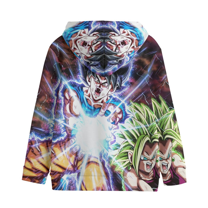 Dragon B Z Son Goku Powerful Kamehameha Released Kids' Hoodie