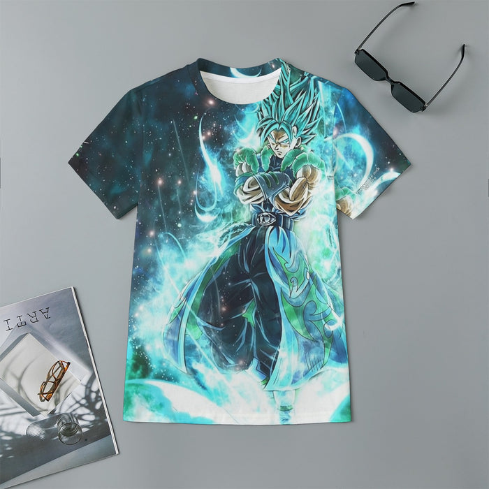 Dragon Ball Gogito 2 Blue Super Saiyan Kaioken Cool Kids T-Shirt