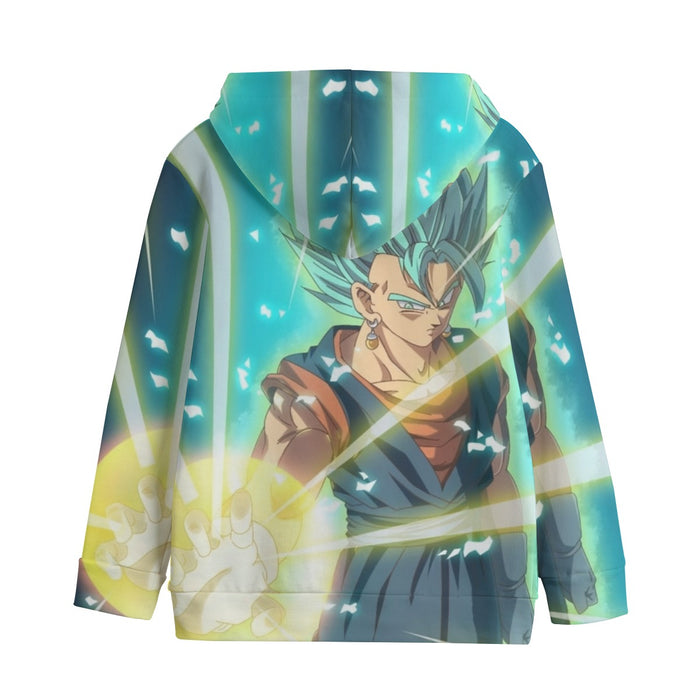 Dragon Ball Vegito Blue Super Saiyan Big Bang Flash Kids' Hoodie