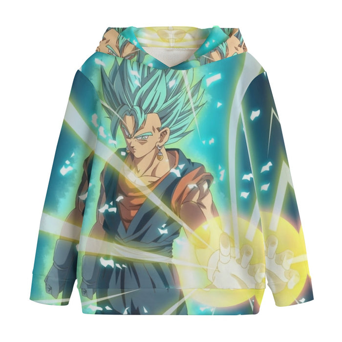 Dragon Ball Vegito Blue Super Saiyan Big Bang Flash Kids' Hoodie