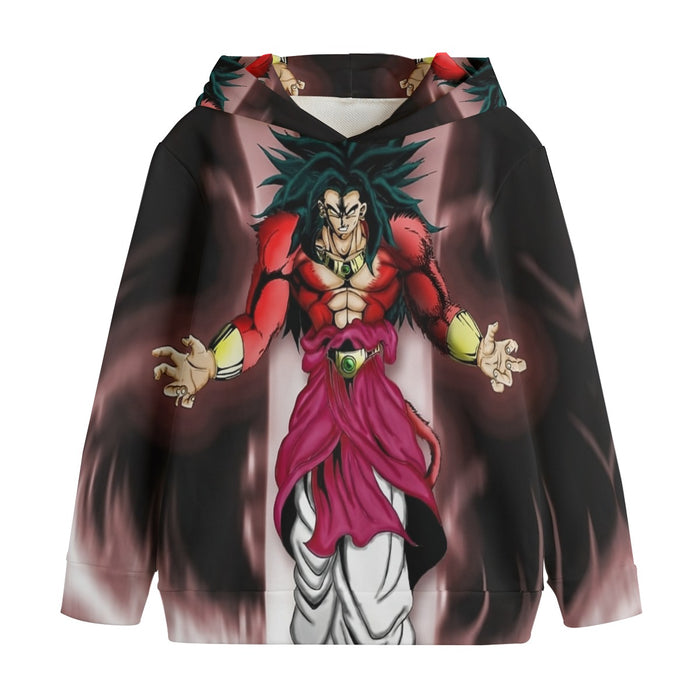 Dragon Ball Z Legendary Super Saiyan Broly 4 Dope Aura Kids' Hoodie