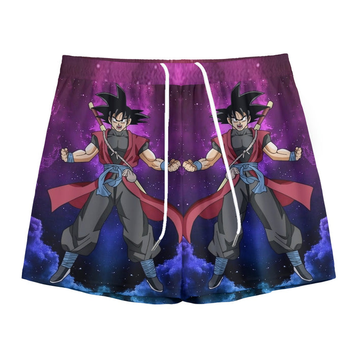 Dragon Ball Super Goku Black Future Saiyan Cool Casual Mesh Shorts