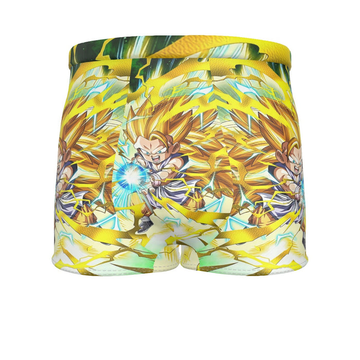 Dragon Ball Kid Goku SSJ3 Kamehameha Men's Boxer Briefs