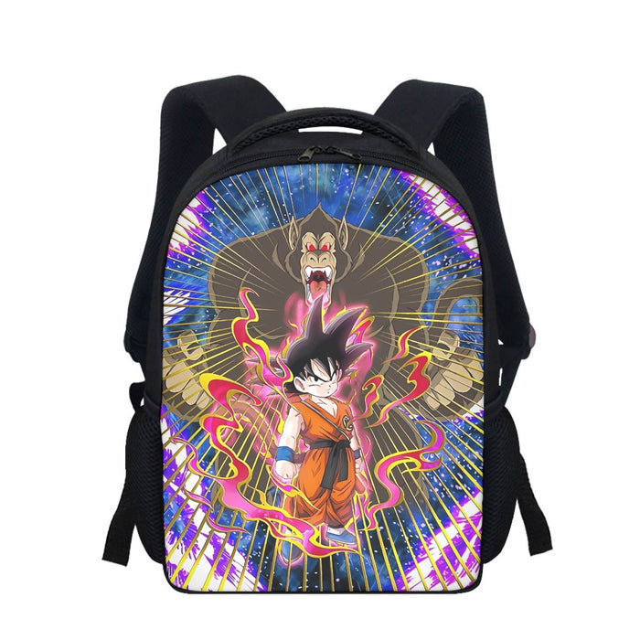 Great Ape Monkey Kid Goku Galaxy High-Quality Battle 3D Backpack
