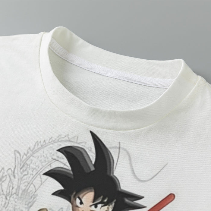 Dragon Ball Z Cool Adult Goku Fighter Attire Shenron Kids T-Shirt