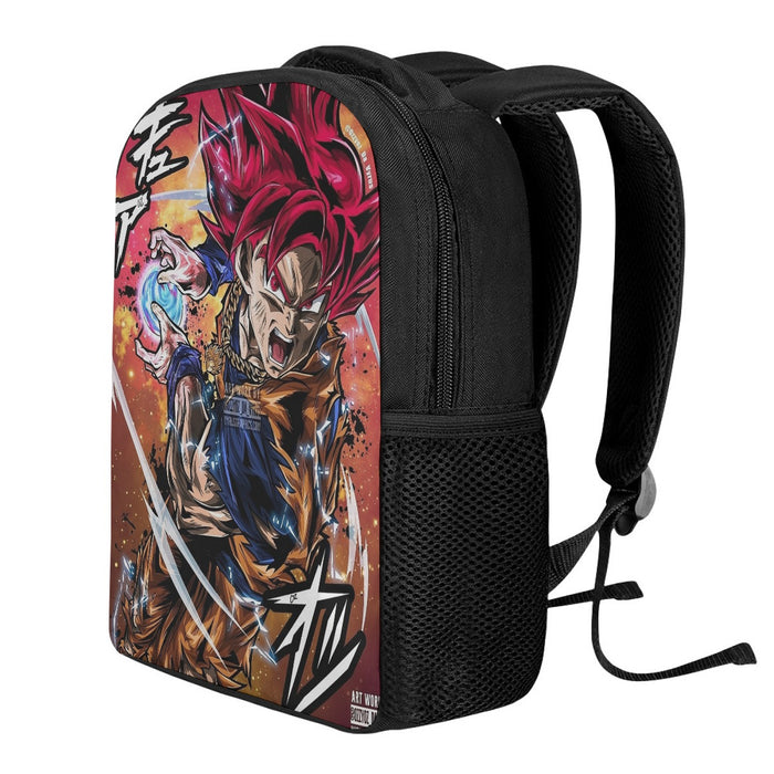 Goku Super Saiyan God Backpack