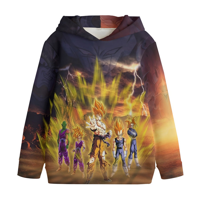 Piccolo Goku And Vegeta Dragon Ball Z Kids' Hoodie