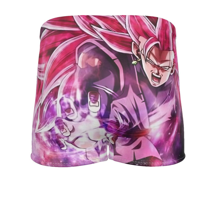 Dragon Ball Black Goku Rose 3 Ultra Instinct Epic 3D Men's Boxer Briefs