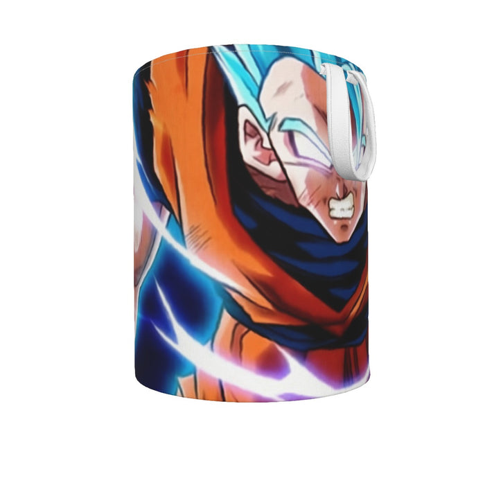 Dragon Ball Goku Blue Super Saiyan Epic Rage Casual Laundry Basket