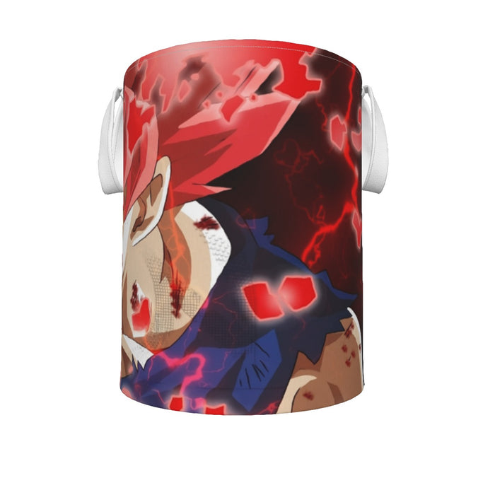 DBZ Son Goku Super Saiyan Red Hair God Dope Style Laundry Basket