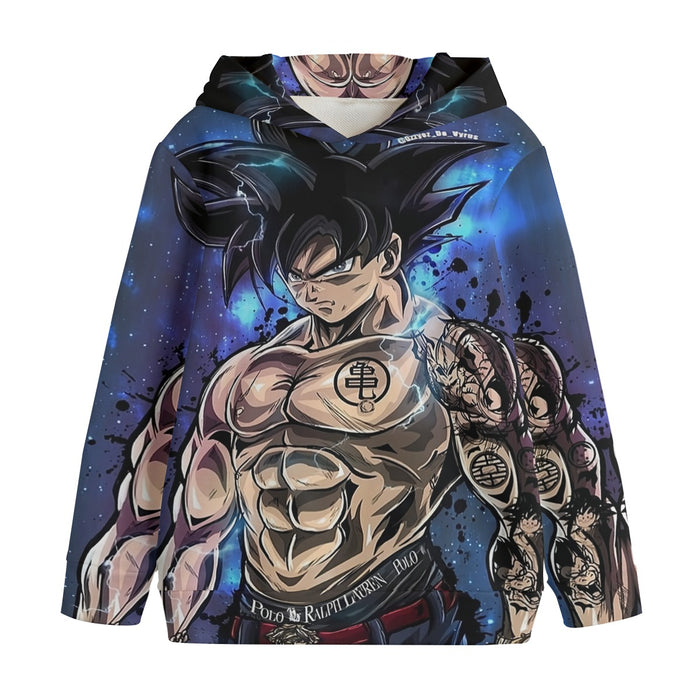 Thugged out Goku UI Comfortable Dragon Ball Kids' Hoodie