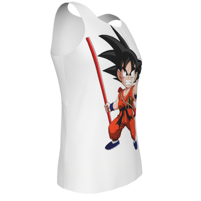 Kid Goku Fighting Dragon Ball Z Tank Top