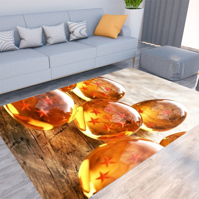 Dragon Ball Z Shenron Dope 7 Stars Crystal Balls Set Rug