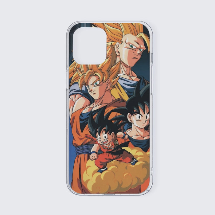 Goku Evolution from Kid to SSJ3 Transformation Dopest 3D Iphone 13 Case