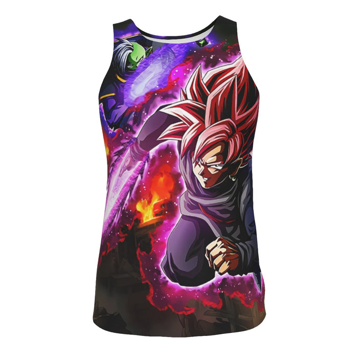 DBZ Goku Black Zamasu Super Saiyan Rose Dope Vibe Tank Top