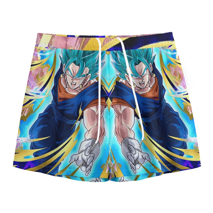 Dragon Ball Super Vegito Ultra Instinct Cool Colorful Mesh Shorts