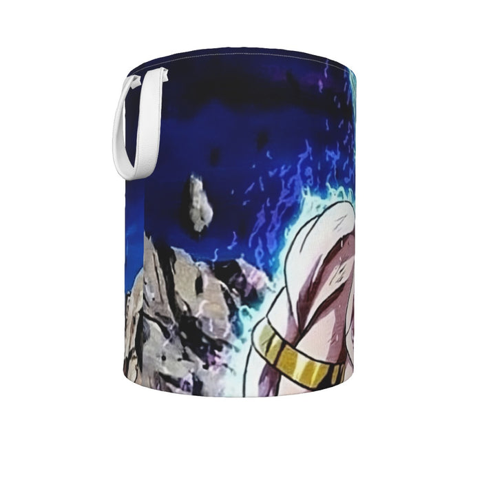 DBZ Legendary Super Saiyan Broly With Black Hair Laundry Basket