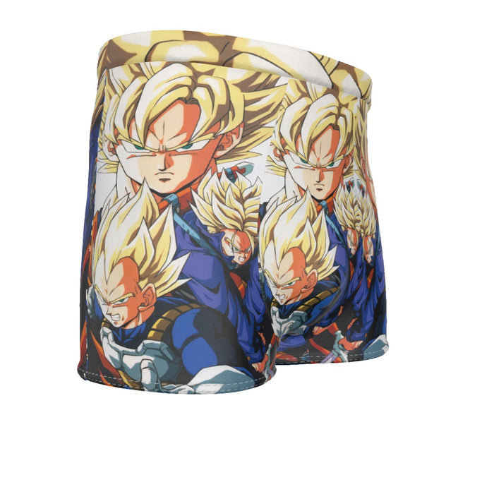 Dragon Ball Goku Vegeta Trunks Super Saiyan Power Heroes Cool Trending Design Men's Boxer Briefs