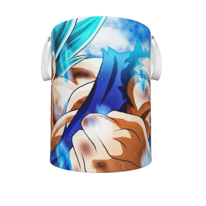 Dragon Ball Goku Blue Kaioken Ultra Instinct Epic 3D Laundry Basket