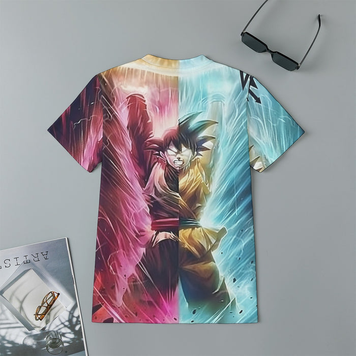 Dragon Ball Super Black Goku SSGSS Goku Spirit Bomb Kids T-Shirt