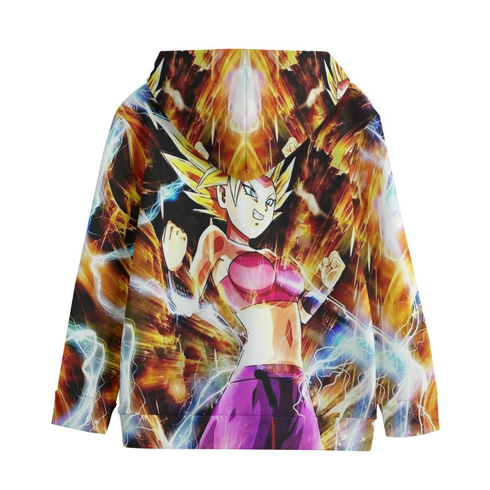 Dragon Ball Super Caulifla Super Saiyan 2 Epic Casual Kids Hoodie