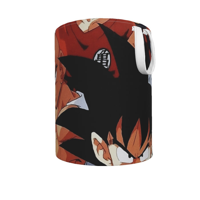 Dragon Ball Goku Piccolo Krillin Heroes Group Awesome Design Laundry Basket