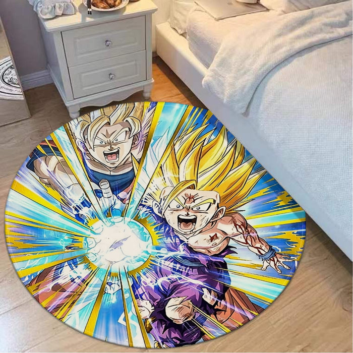 Dragon Ball Teen Gohan Dokkan Battle Super Saiyan 3 Cool Round Mat