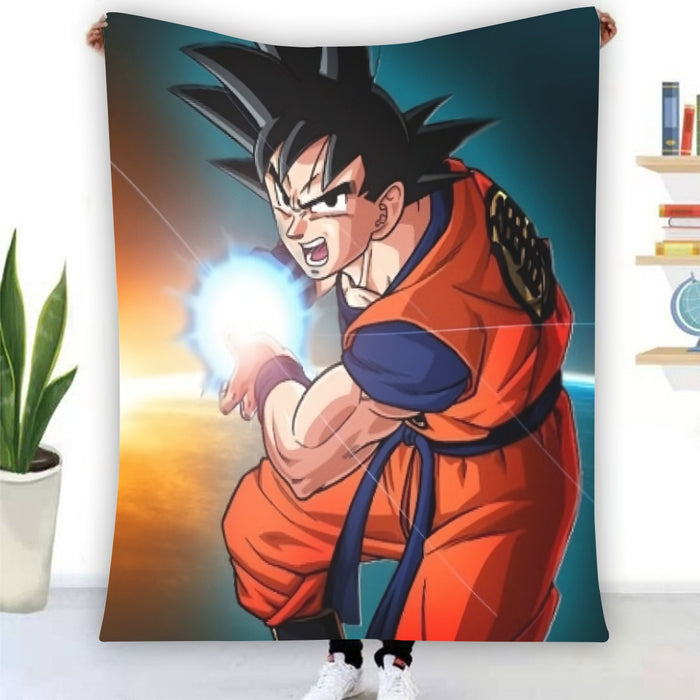 Goku Kamehameha Blanket