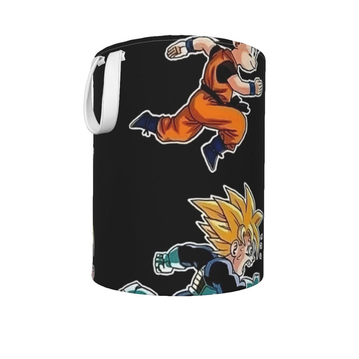 Dragon Ball Anime Son Goku All Form Transformation Laundry Basket