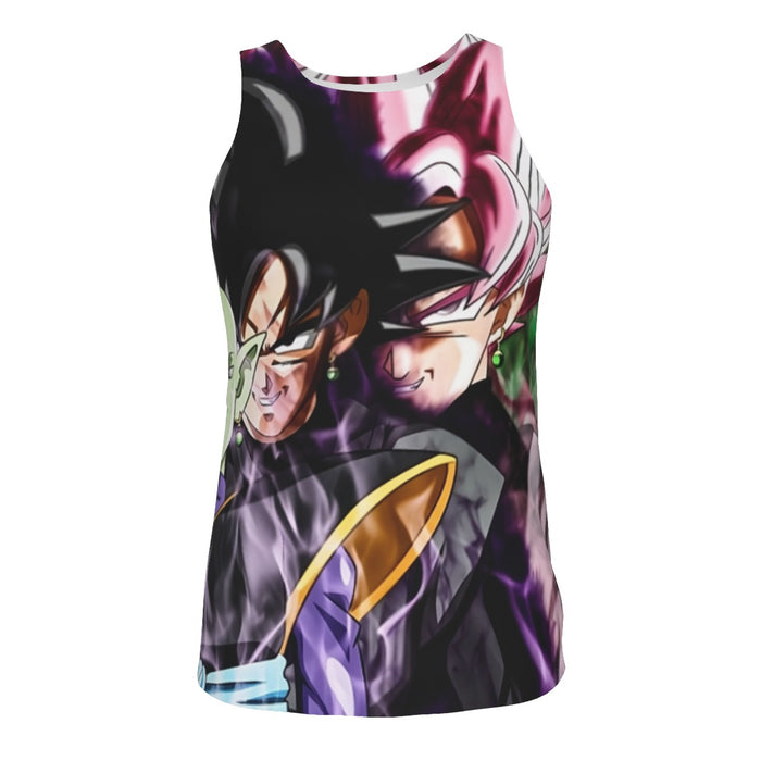 Dragon Ball Super Zamasu Goku Black Goku Rose Cool Tank Top