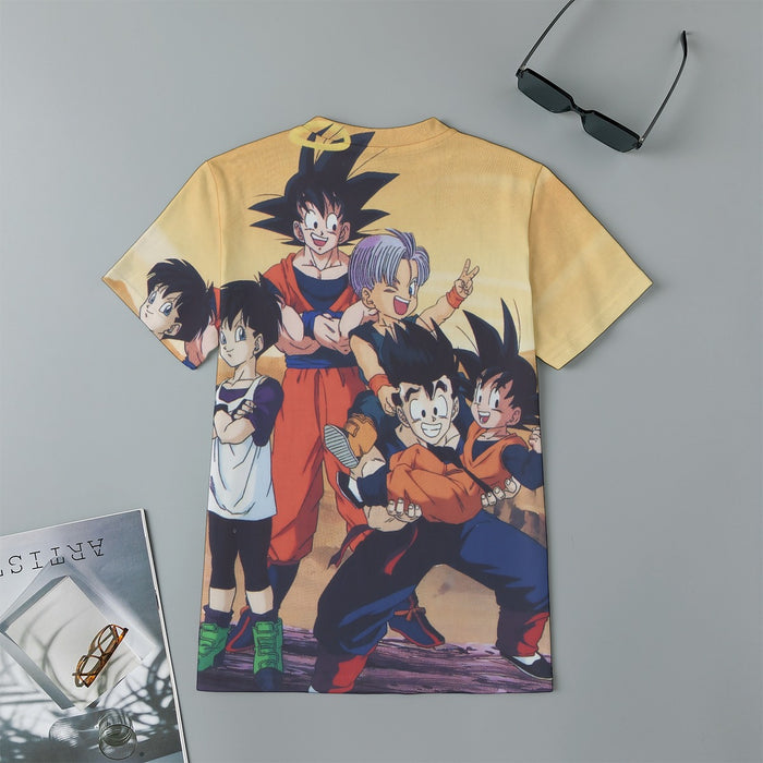 Dragon Ball Son Goku Happy Family Kids T-Shirt