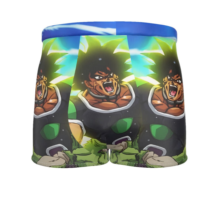 Dragon Ball Z Broly Wearing His Control Mechanism Men's Boxer Briefs