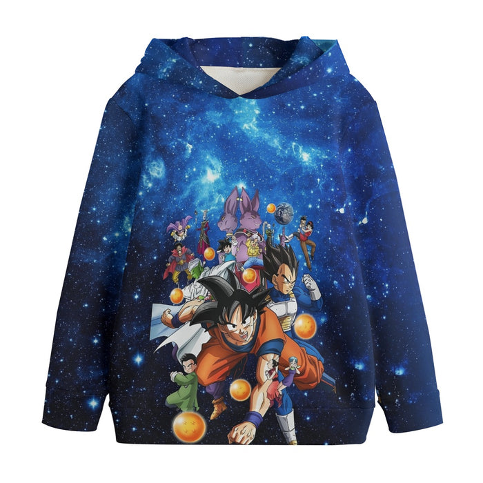 Dragon Ball Super Destruction Gods Goku Vegeta Kids' Hoodie